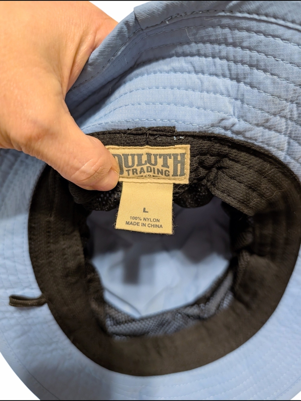 Duluth Trading Co Light Blue Nylon Bucket Hat - Picture 4 of 7